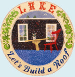 the album cover for Lake - Let's Build A Roof