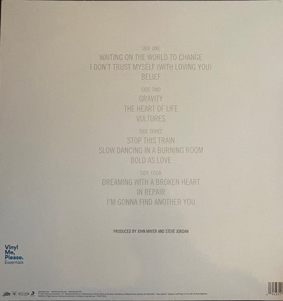 John Mayer : Continuum (2xLP, Album, Club, RE, Tur)