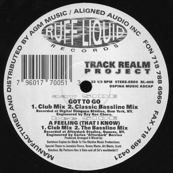 Track Realm Project : Got To Go (12")