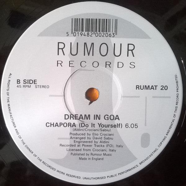 Dream In Goa : Shine On You Crazy Diamond (12")