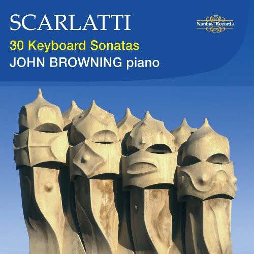 the album cover for A. Scarlatti - 30 Keyboard Sonatas