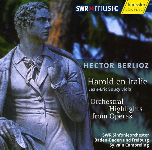 the album cover for Sylvain Cambreling - Harold in Italy