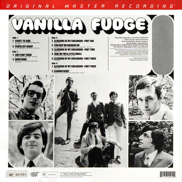 Vanilla Fudge : Vanilla Fudge (2x12", Album, Mono, Ltd, Num, RE, RM, Gat)