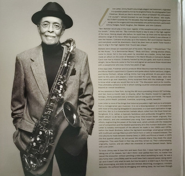 Jimmy Heath : Love Letter (LP, Album, 180)