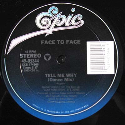 Face To Face (3) : Tell Me Why (12")