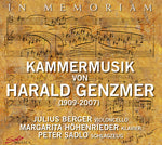 the album cover for Genzmer - In Memoriam