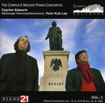 the album cover for Salzburger Kammerphilharmonie - Concertos Piano Vol. 1