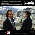 the album cover for Salzburger Kammerphilharmonie - Concertos Piano Vol. 3