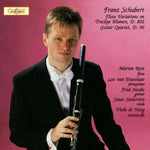 the album cover for F. SCHUBERT - Flute Variation D 802 / Guitar Quintete D 96