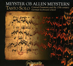 the album cover for Tasto Solo - Meyster Ob Allen Meystern