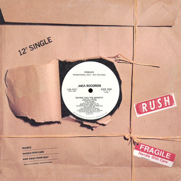 Pebbles : Giving You The Benefit (12", Promo)