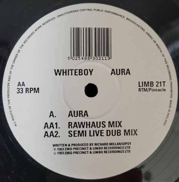 Whiteboy : Aura (12")