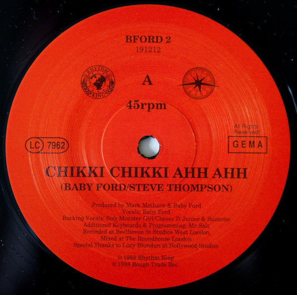 Baby Ford : Chikki Chikki Ahh Ahh (12")