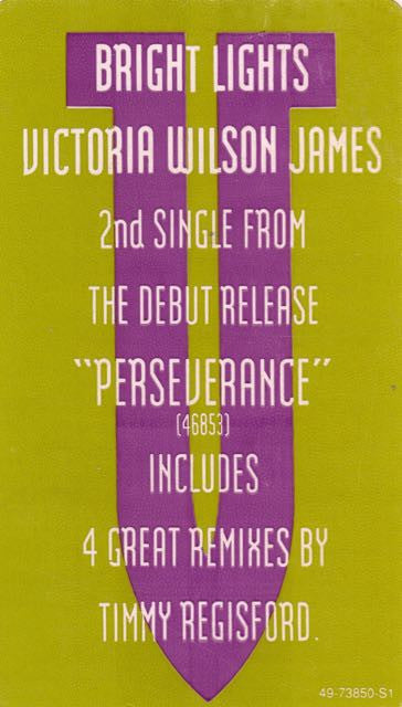 Victoria Wilson-James : Bright Lights (12")