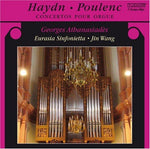 the album cover for Georges Athanasiades - Haydn/Poulenc : Concertos for Organ