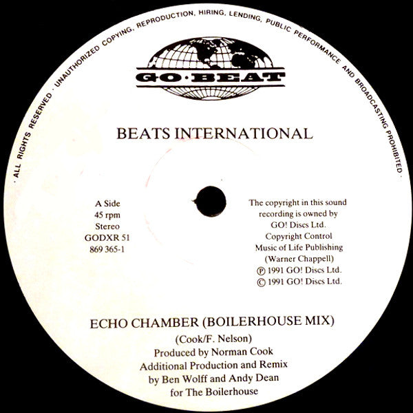 Beats International : Echo Chamber (Remix) (12")