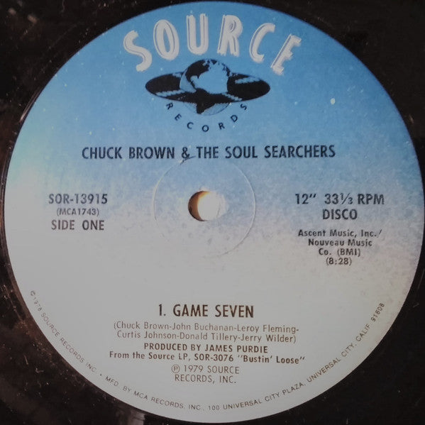 Chuck Brown And The Soul Searchers* : Game Seven (12")
