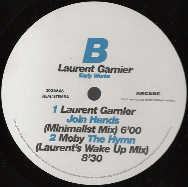 Laurent Garnier : Early Works (2xLP, Comp)
