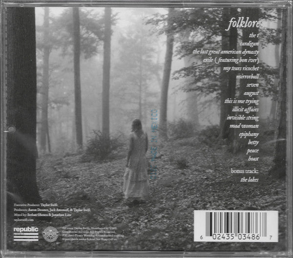 Taylor Swift : Folklore (CD, Album, Dlx, "Hi)