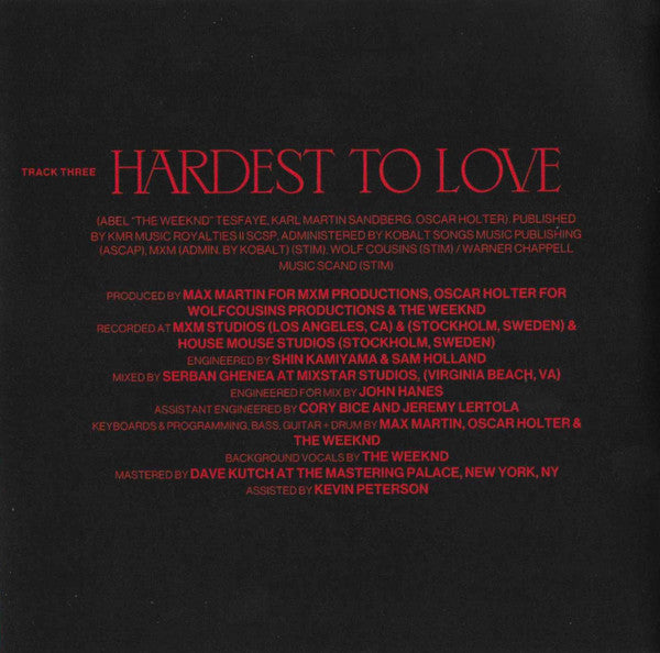 The Weeknd : After Hours (CD, Album, Dlx, Ltd)