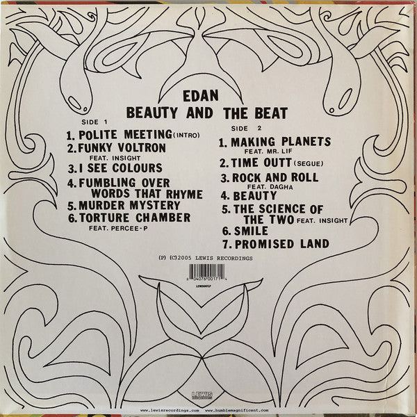 Edan : Beauty And The Beat (LP, Album)