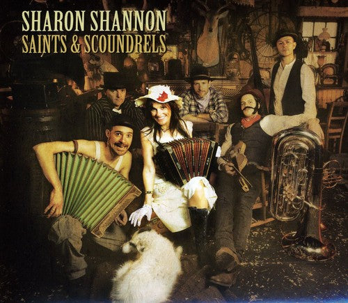 the album cover for Sharon Shannon - Saints and Scoundrels