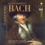 the album cover for W.F. BACH - Clavier Works