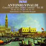 the album cover for Paolo Grazia - Oboe Concertos 3