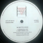 In Sotto Voce : In Sotto Voce (12", RP)