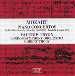 the album cover for Valerie Tryon - Piano Concertos Nos 24 & 25