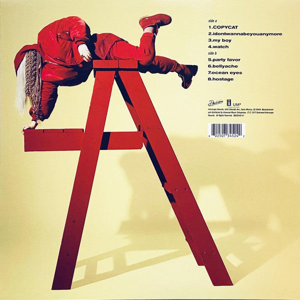 Billie Eilish : Dont Smile At Me (12", EP, Ltd, RE, Yel)