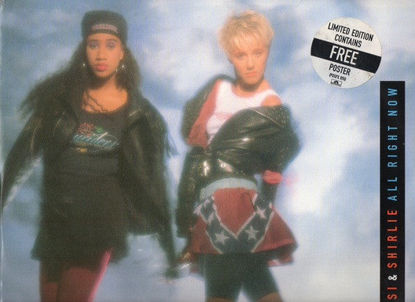 Pepsi & Shirlie : All Right Now (12", Ltd, Pos)