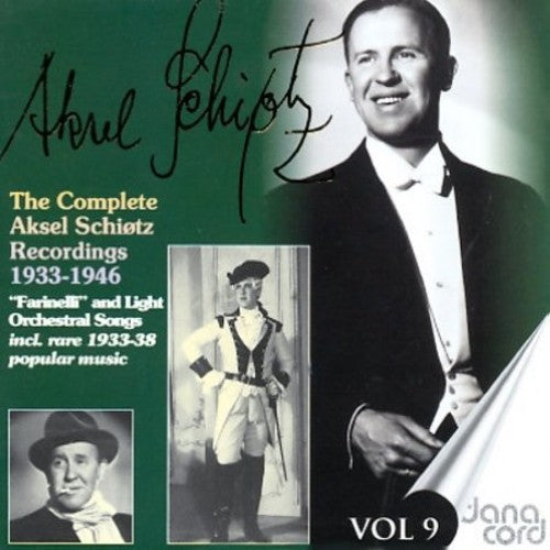 the album cover for Aksel Schiotz - Complete Aksel Schiotz Recordings 9