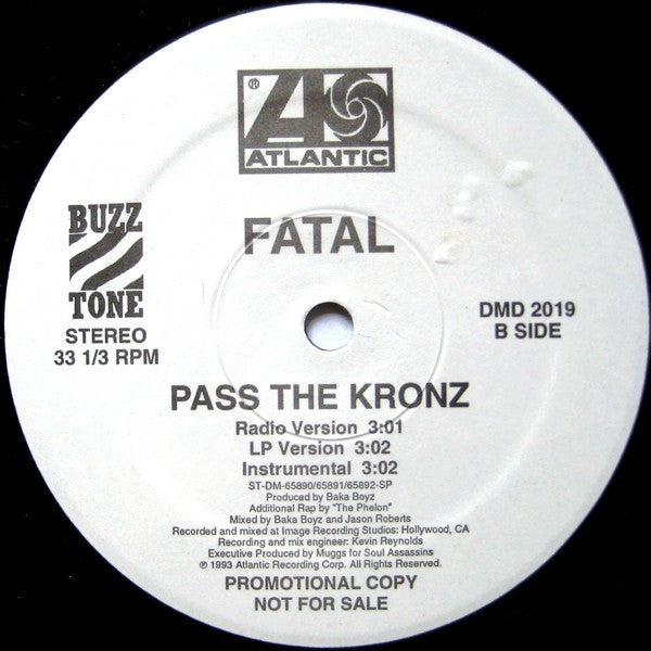 Fatal* : Timber / Pass The Kronz (12", Promo)