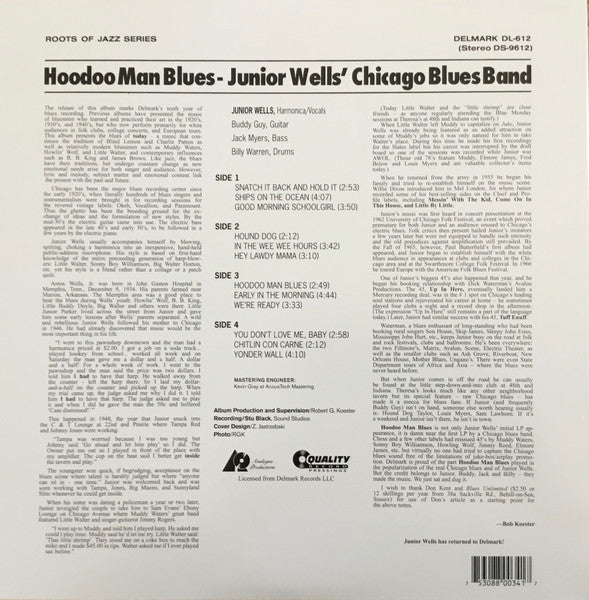Junior Wells' Chicago Blues Band : Hoodoo Man Blues (2xLP, Album, RE, RP, 180)