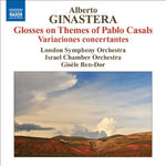 the album cover for Bacalov/Piazzolla - Glosses on Themes of Pablo Casals Variaciones
