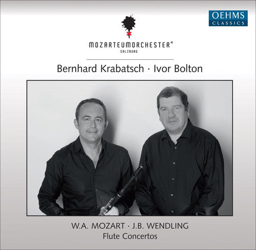 the album cover for Bernhard Krabatsch - Flute Concertos