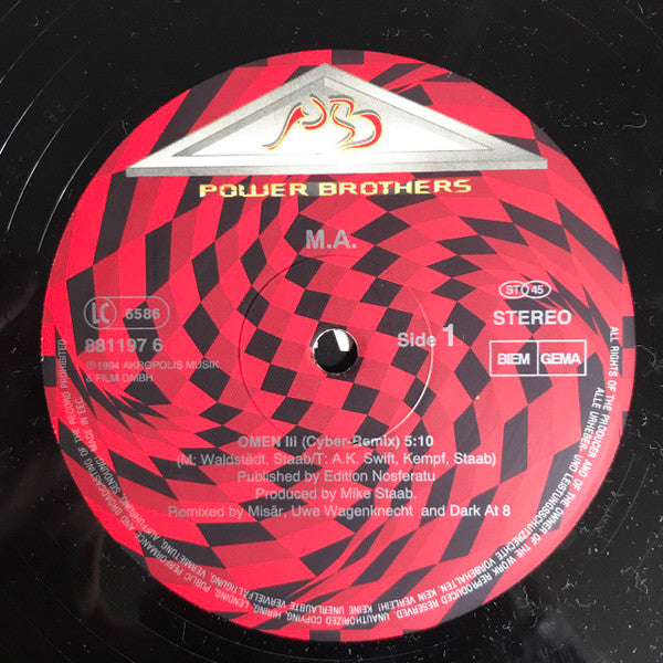 Magic Affair : Omen III (The Cyber-Remixes) (12")