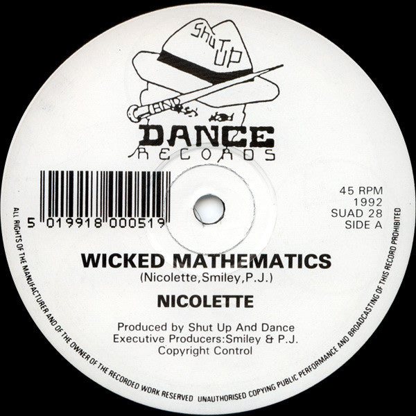 Nicolette : Wicked Mathematics (12")
