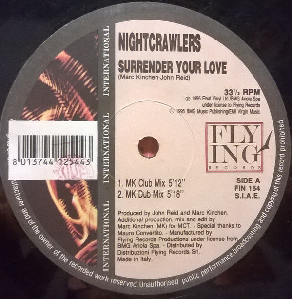 Nightcrawlers : Surrender Your Love (12")