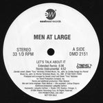 Men At Large : Let's Talk About It (12", Promo)