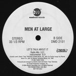 Men At Large : Let's Talk About It (12", Promo)