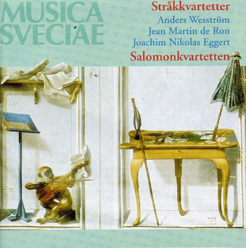 the album cover for The Salomon String Quartet - String Quartets