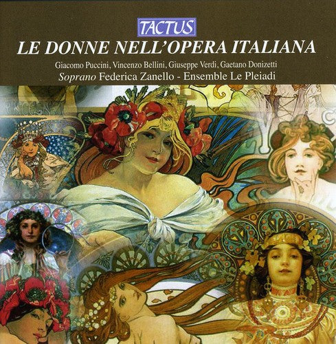 the album cover for Federica Zanello - Women of Italian Opera