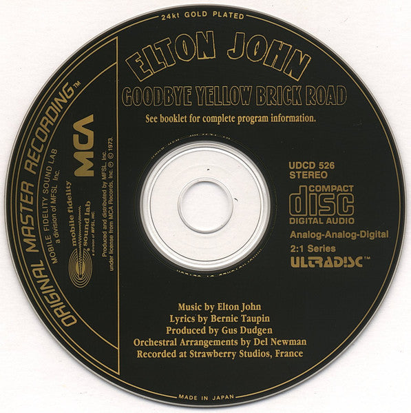 Elton John : Goodbye Yellow Brick Road (CD, Album, RE, RM)