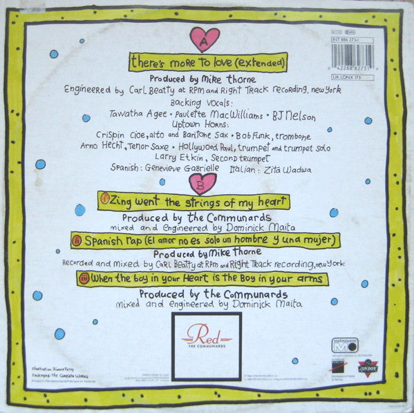 The Communards : There's More To Love (12", EP)