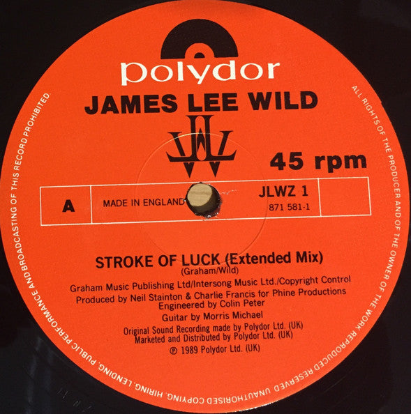 James Lee Wild : Stroke Of Luck (12", Single)