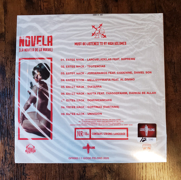 Estee Nack : Novela [La Novela De La Nueve] (LP, Album, Red)
