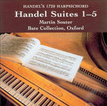 the album cover for Martin Souter - Handel Suites