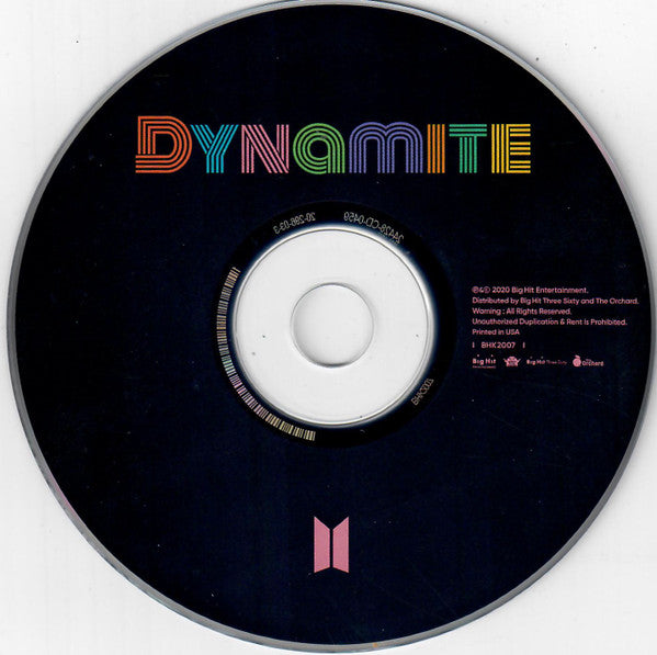 BTS (4) : Dynamite (CD, Single, Ltd)